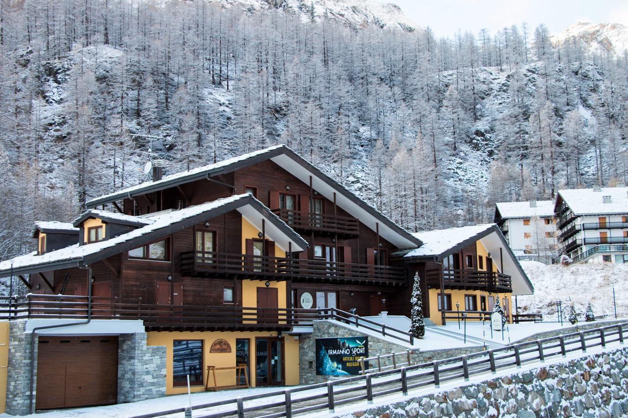 Residence Le Marmotte Gressoney-la-Trinité Eksteriør billede